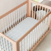 Lolly 3-in-1 Convertible Crib w/Toddler Bed Conversion in Crimson/Natural