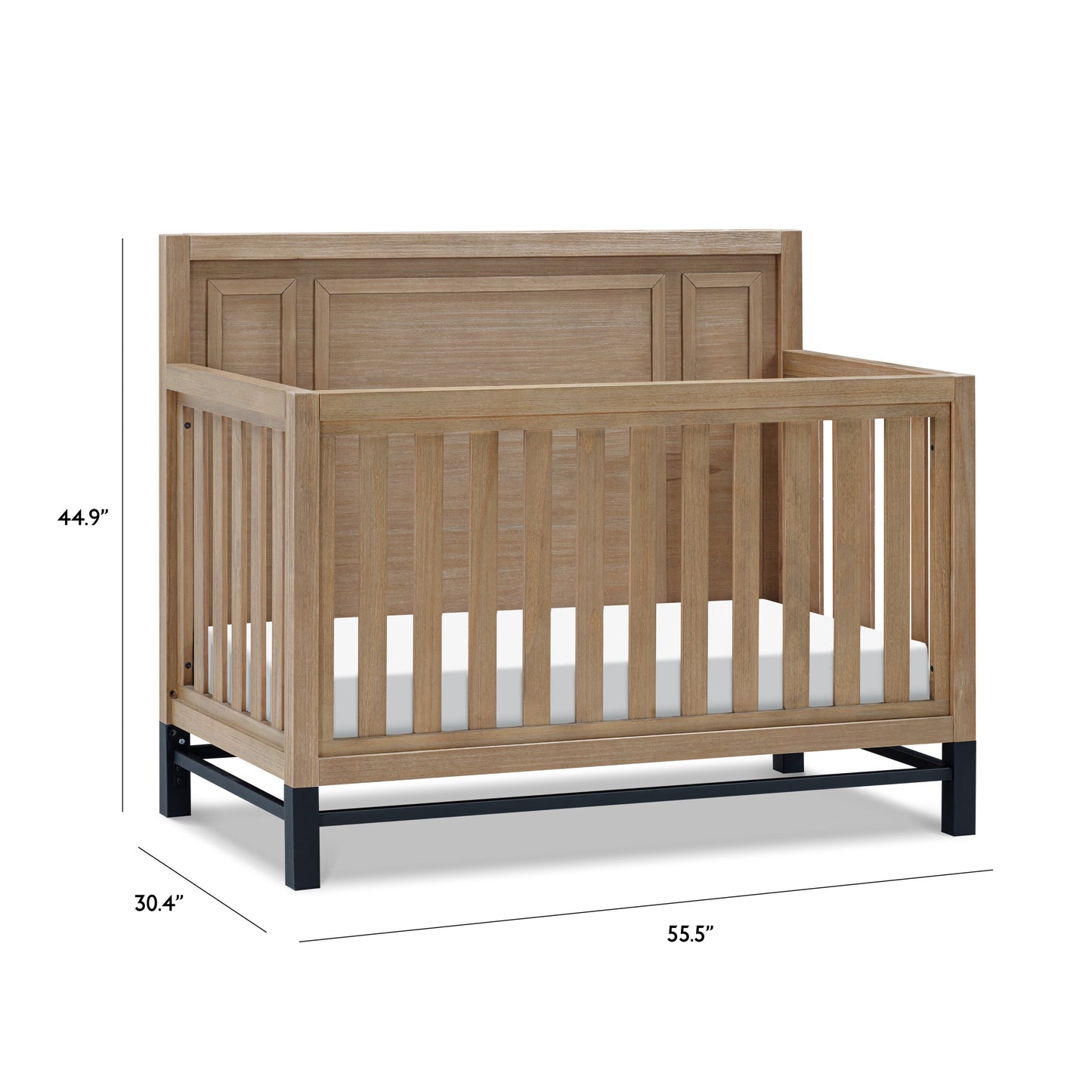 NEWBERN 4-IN 1 CRIB DRIFTWOOD