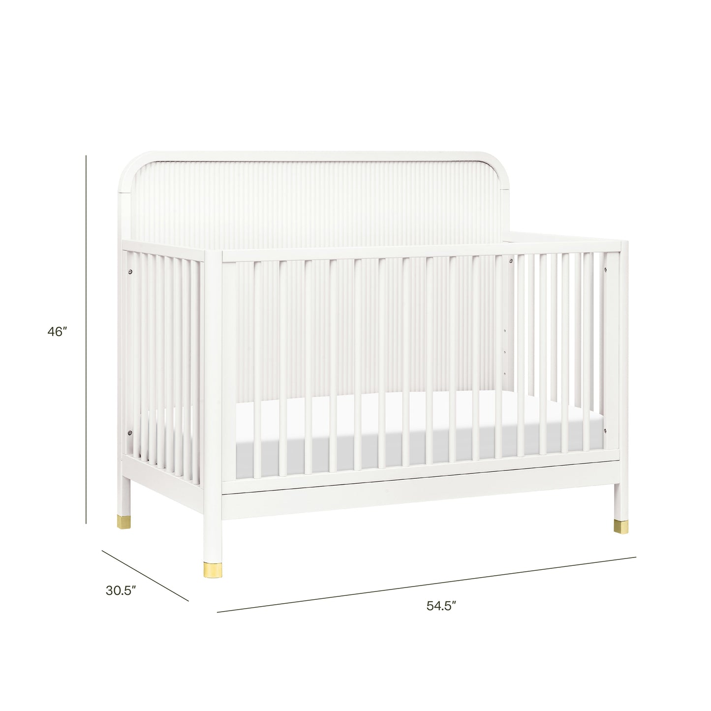 NAMESAKE BRIMSLEY TAMBOUR 4-IN-1 CONVERTIBLE CRIB