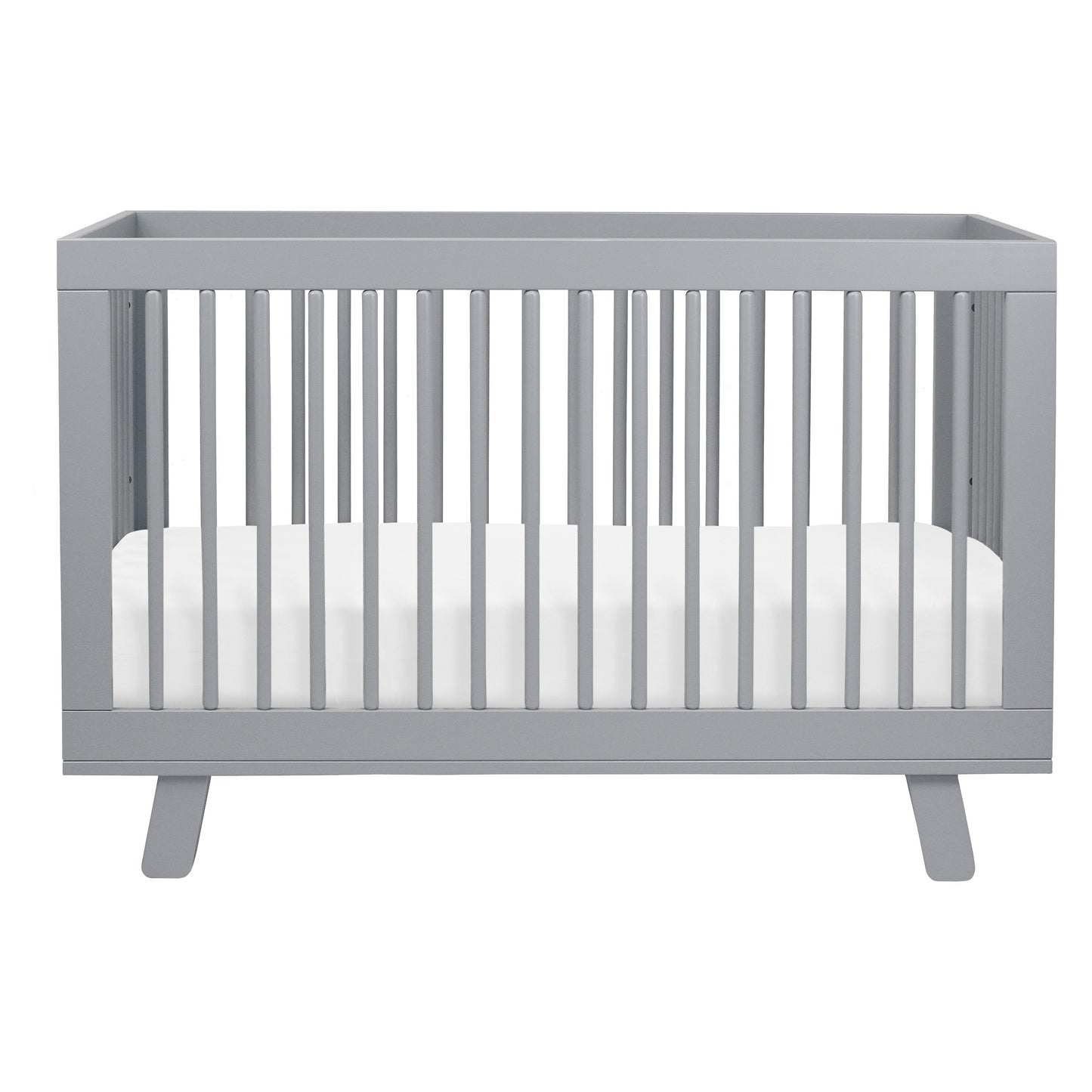 Hudson 3-in-1 Convertible Crib w/ToddlerBedConversionKit in White/Washed Natural