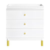 BABYLETTO GELATO 3-DRAWER CHANGER DRESSER WITH REMOVABLE CHANGING TRAY