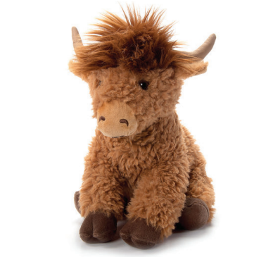 THE PETTING ZOO 12" HIGHLAND COW