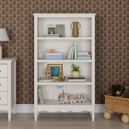 Liberty Assembled Bookcase in Warm White