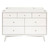 Palma 7-Drawer Double Dresser, Assembled in Warm White