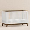 Scoot 3-in-1 Convertible Crib w/ToddlerBedConversion Kit in White/WashedNatural