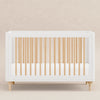 Lolly 3-in-1 Convertible Crib w/Toddler Bed Conversion in Crimson/Natural