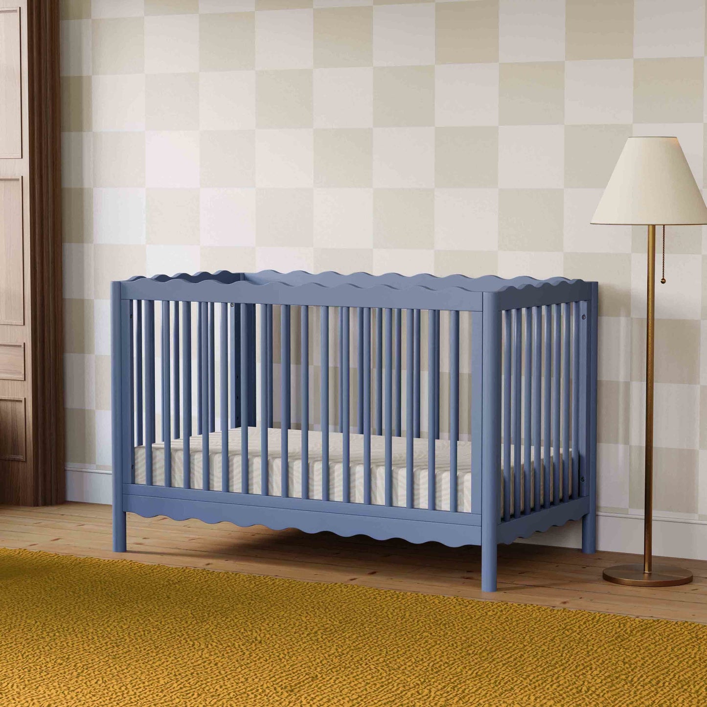 BABYLETTO SWELL 4-IN-1 CONVERTIBLE CRIB WITH TODDLER BED CONVERSION KIT