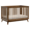 Scoot 3-in-1 Convertible Crib w/ToddlerBedConversion Kit in White/WashedNatural