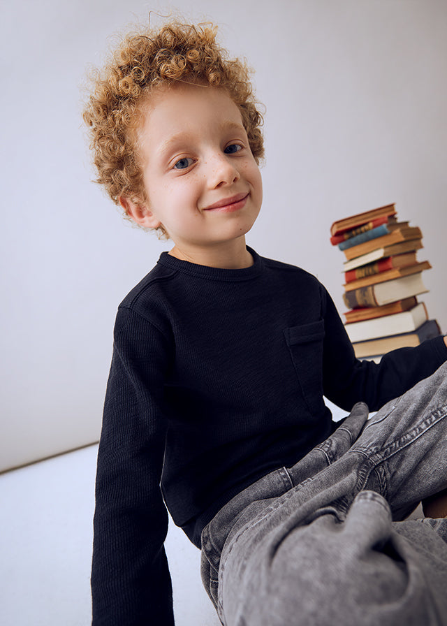 MAYORAL KNIT LONG SLEEVE NAVY