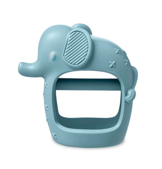 BITZY GRIP  SILICONE TEETHER - EMMERSON THE ELEPHANT