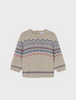 MAYORAL BABY SWEATER WITH JACQUARD PATTERN