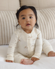 QUINCY MAE ZIP LONG SLEEVE SLEEPER BUNNIES