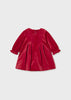 MAYORAL VELVET DRESS - RED
