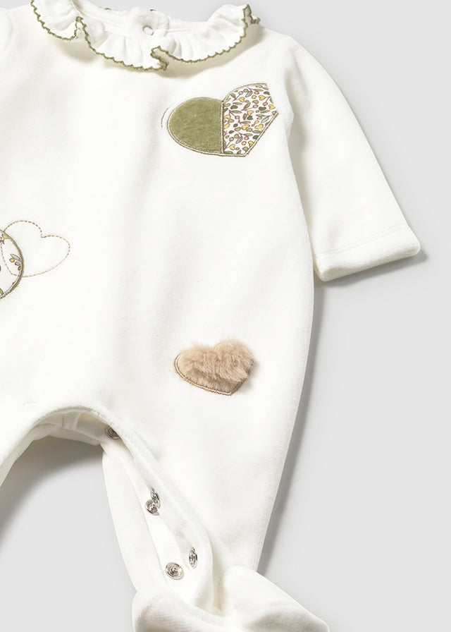 MAYORAL VELOUR ONE PIECE