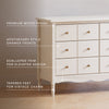 Liberty 6-Drawer Assembled Dresser in Cove Blue