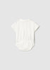 MAYORAL COLLARED BODYSUIT- NATURAL