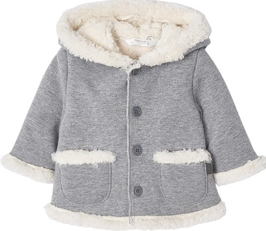 MAYORAL FAUX SHEEP FUR COAT