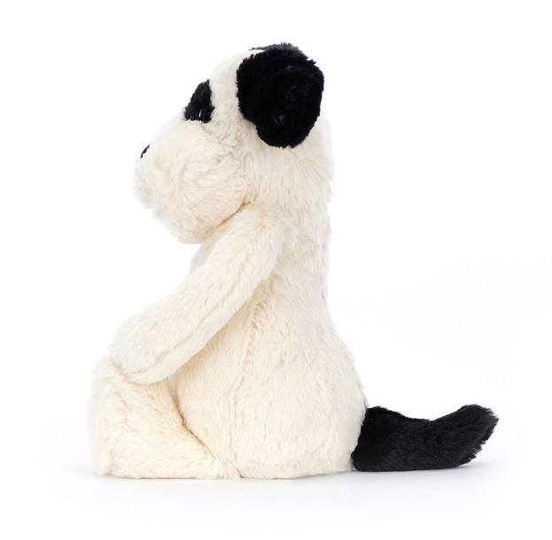 JELLYCAT BASHFUL BLACK & CREAM PUPPY LITTLE