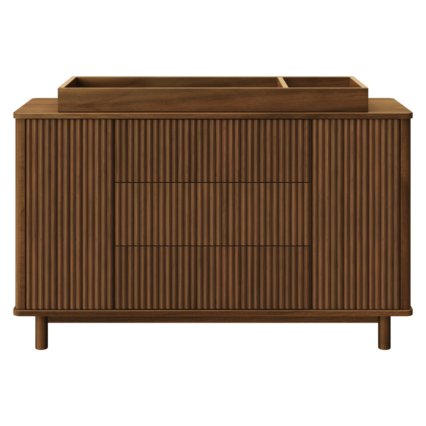 Pogo Tambour Assembled Dresser in Olive
