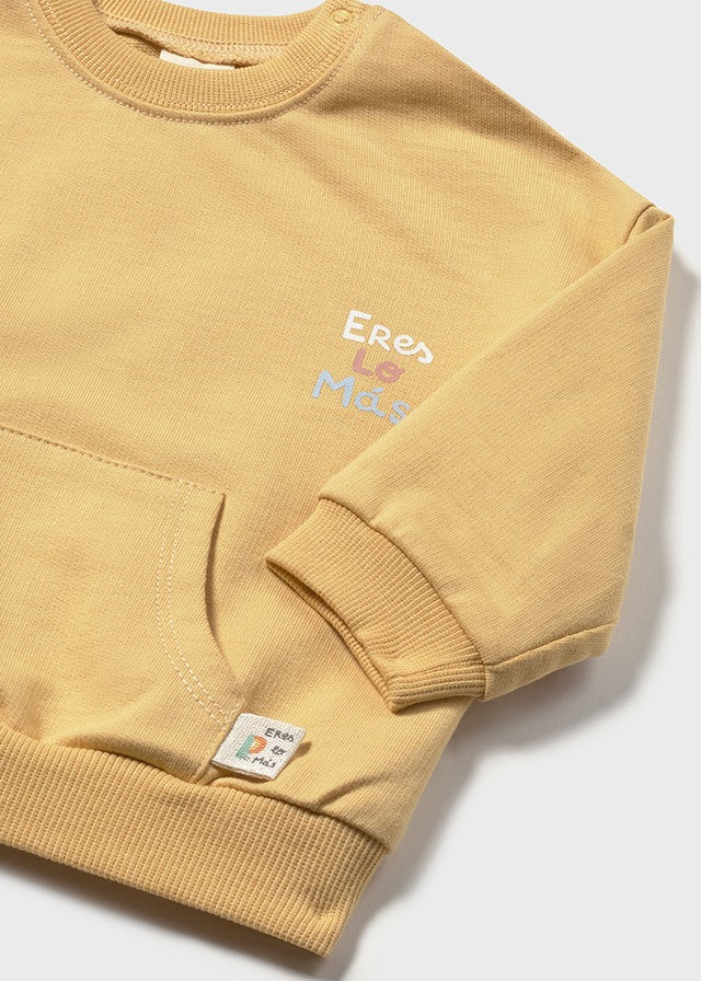 MAYORAL GRAPHIC SWEATSHIRT HONEY