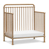 Winston 4-in-1 Convertible Mini Crib in Vintage Gold