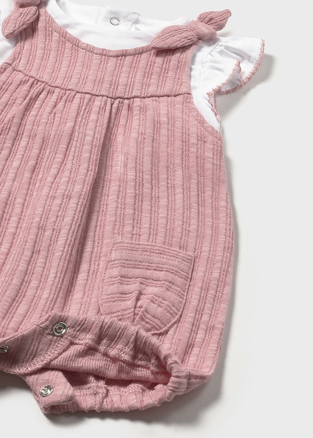 MAYORAL DUNGAREE AND T-SHIRT SET