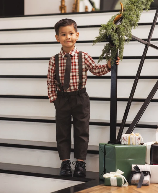 NORALEE SUSPENDER PANT BLACK
