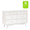 Palma 7-Drawer Double Dresser, Assembled in Warm White