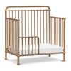 Winston 4-in-1 Convertible Mini Crib in Vintage Gold