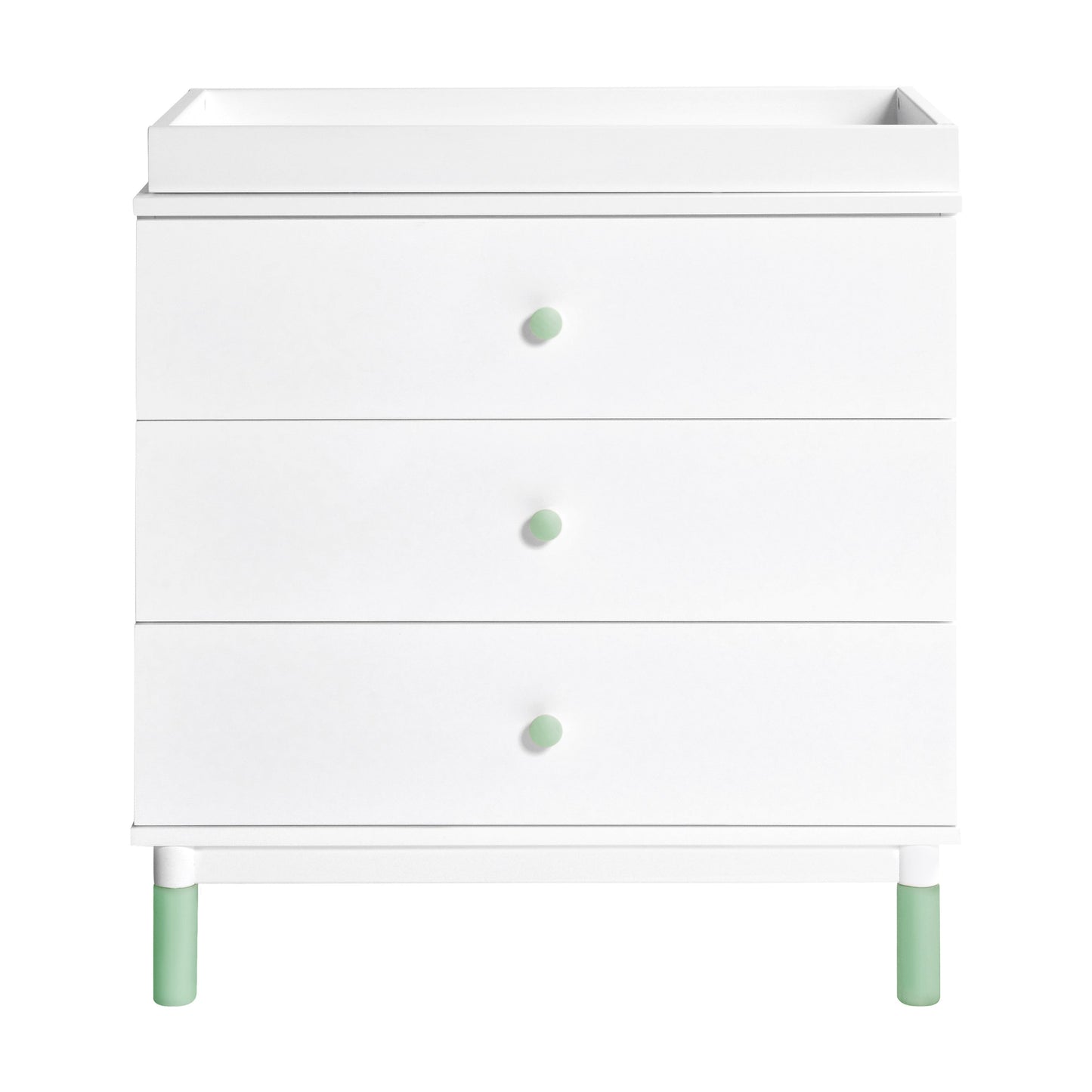 BABYLETTO GELATO 3-DRAWER CHANGER DRESSER WITH REMOVABLE CHANGING TRAY