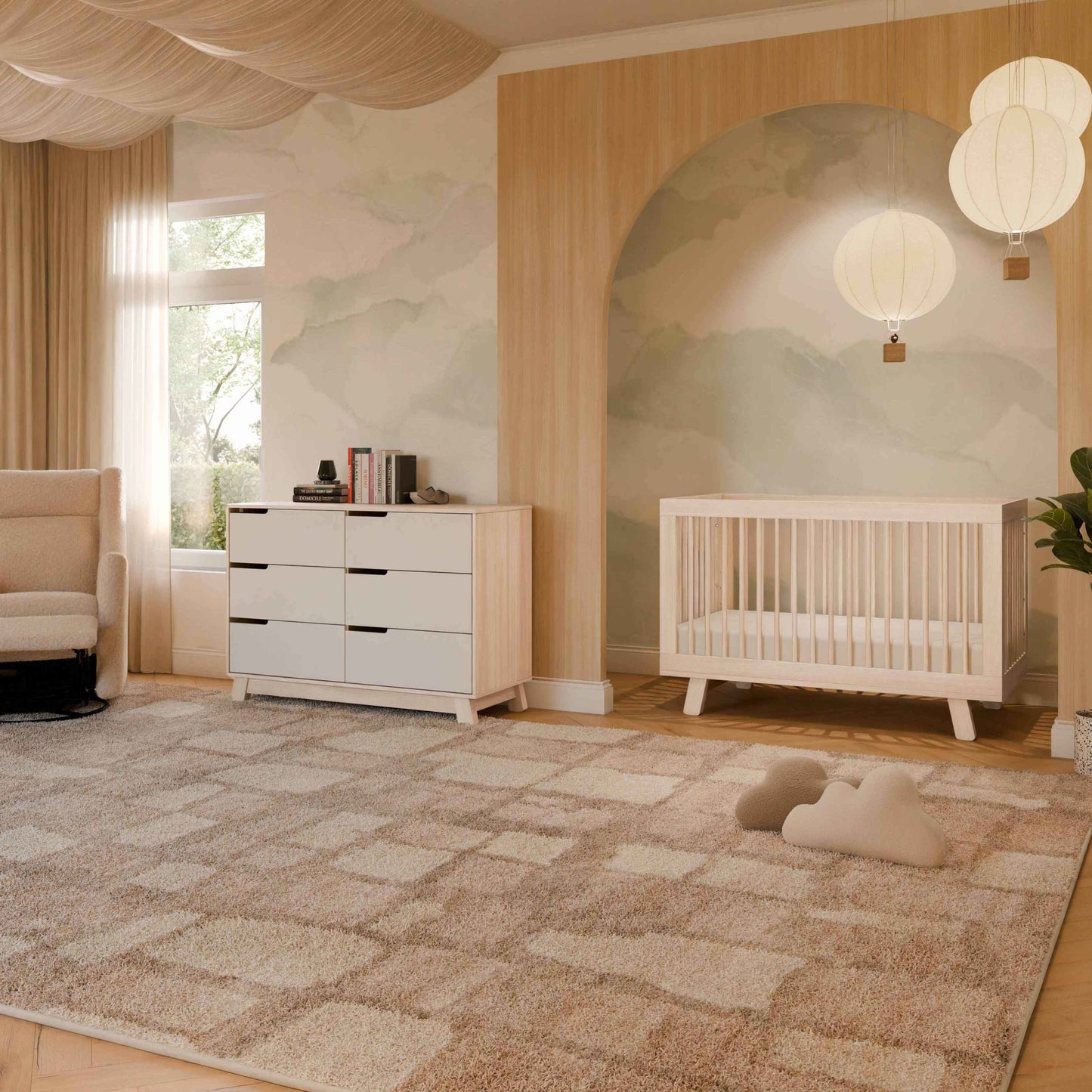 Hudson 6-Drawer Double Dresser, Assembled in Honey