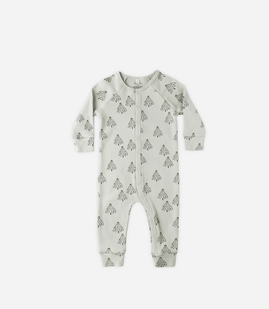 RYLEE + CRU ORGANIC LONG JOHN PAJAMAS TREES