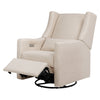 Kiwi Glider Recliner w/ Electronic Control and USB in Ivory Boucle w/Gold Base