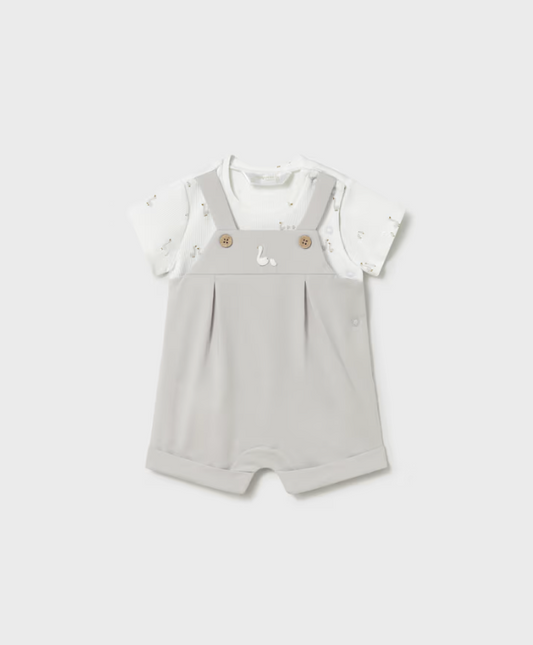 MAYORAL BOY ROMPER SILVER