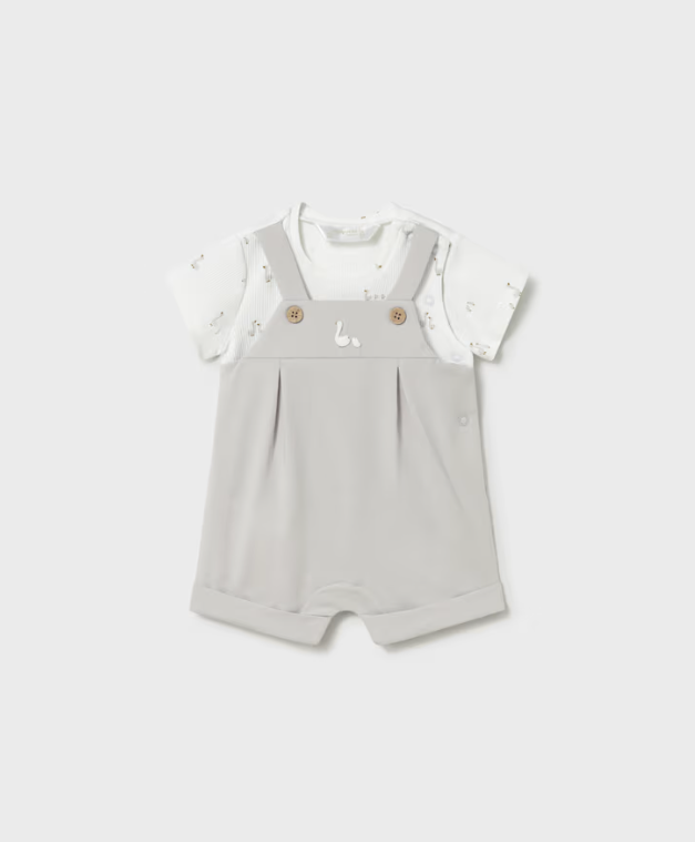 MAYORAL BOY ROMPER SILVER
