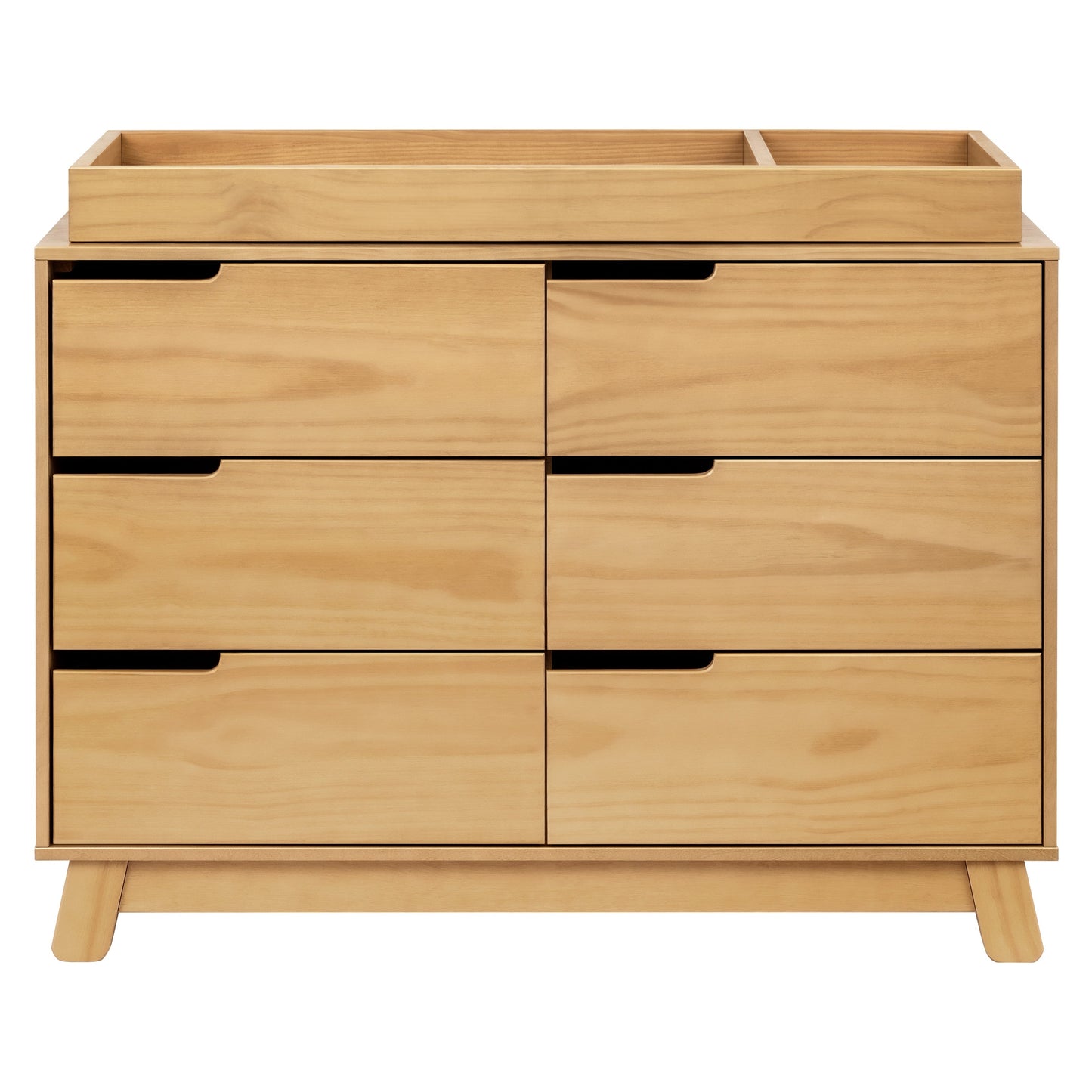 Hudson 6-Drawer Double Dresser, Assembled in Honey