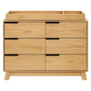 Hudson 6-Drawer Double Dresser, Assembled in Honey