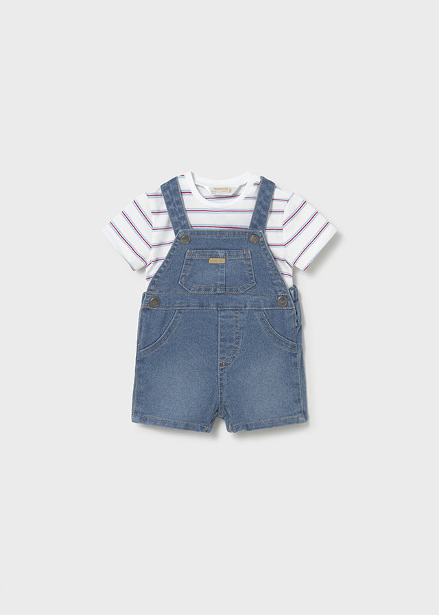 MAYORAL BOY DUNGAREE AND T-SHIRT SET