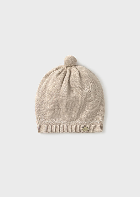 MAYORAL HAT NEWBORN BABY BOY - BEIGE