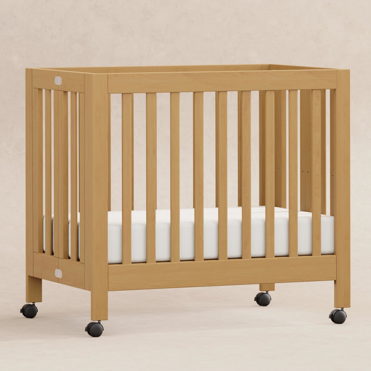 Origami Mini Crib in Light Sage