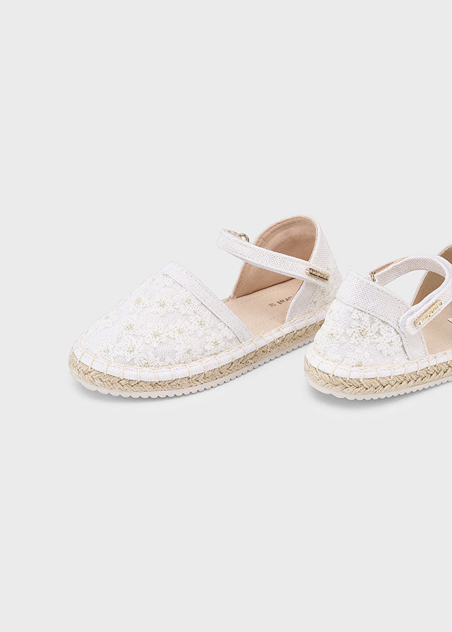 MAYORAL LACE ESPADRILLE