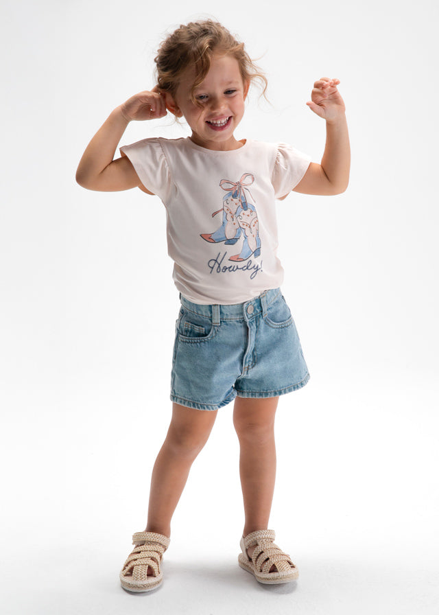 MAYORAL GIRL DENIM SHORT
