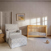 SARAH FLINT X NAMESAKE CRAWFORD SWIVEL GLIDER IN ECO-PERFORMANCE FABRIC | WATER REPELLENT & STAIN RESISTANT