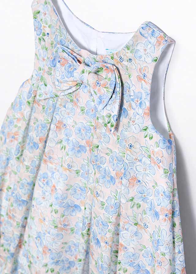 ABEL & LULA FLORAL PRINTED BALLOON DRESS
