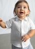 MAYORAL LINEN SHORTS AND SHIRT 2-PIECE SET