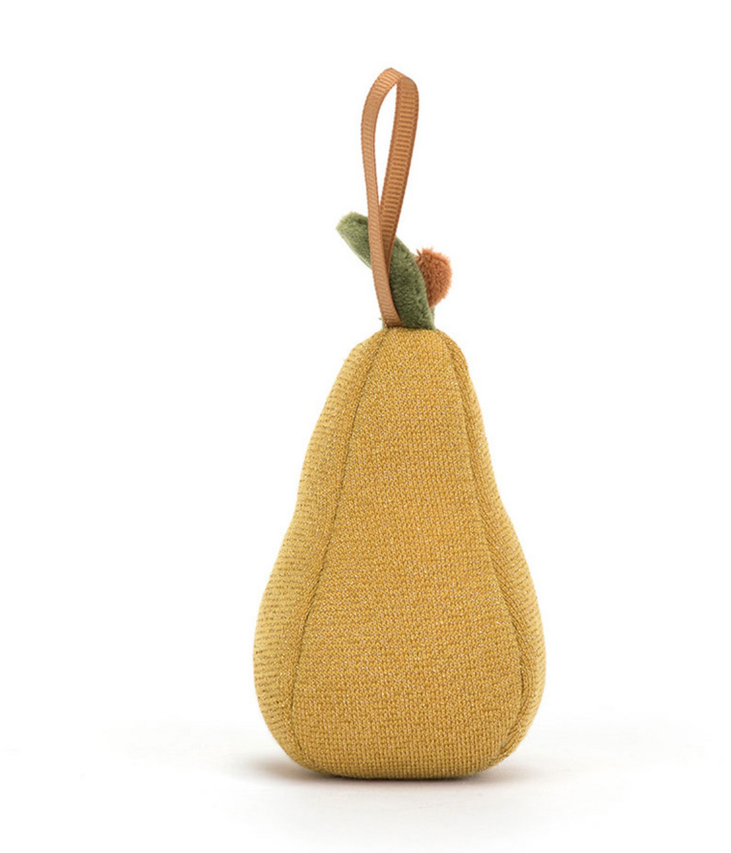 JELLYCAT FESTIVE FOLLY PEAR ORNAMENT