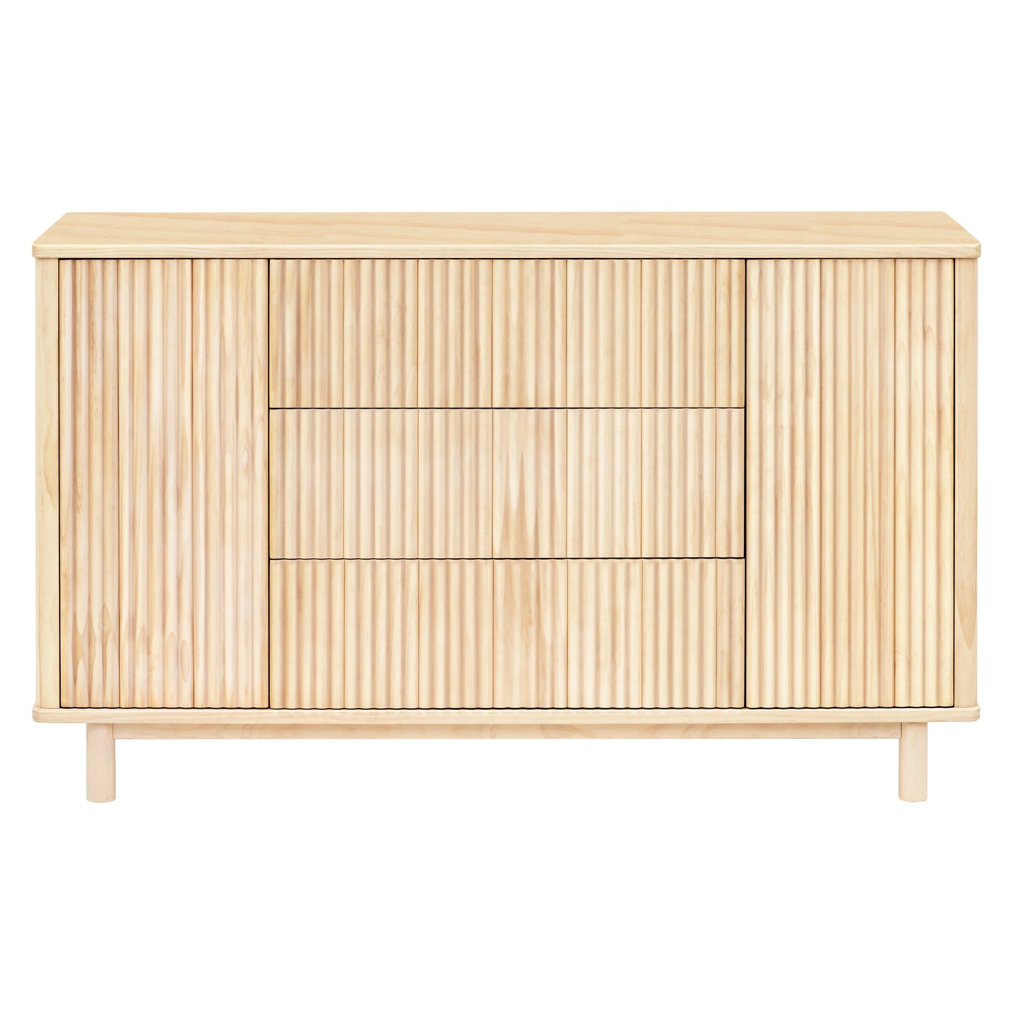 Pogo Tambour Assembled Dresser in Olive
