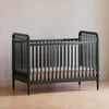 Liberty 3-in-1 Convertible Spindle Crib w/Toddler Bed Conversion Kit in Dusty Rose