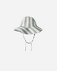RYLEE + CRU FLOPPY SWIM HAT - GREEN STRIPE