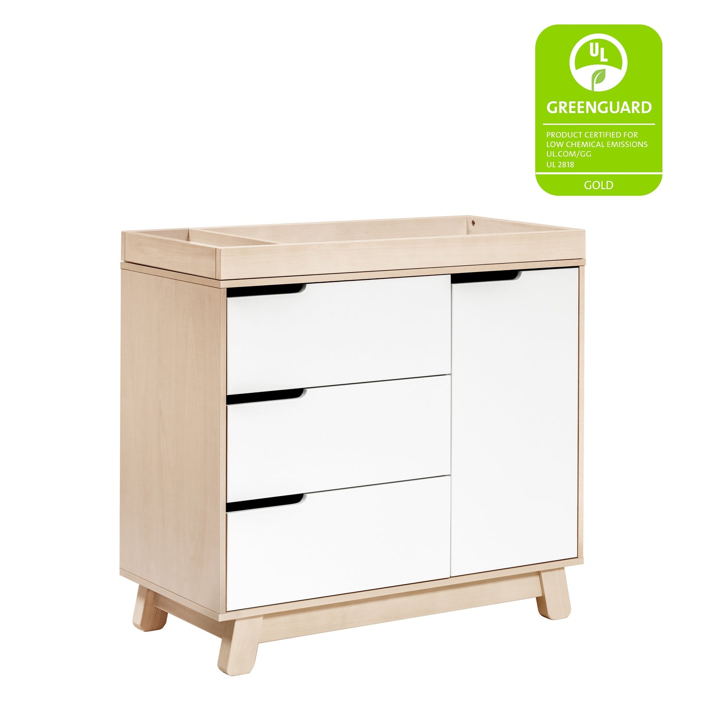 BABYLETTO HUDSON 3-DRAWER CHANGER DRESSER WITH REMOVABLE CHANGING TRAY